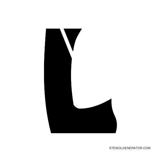 Odishi Alphabet Stencil L