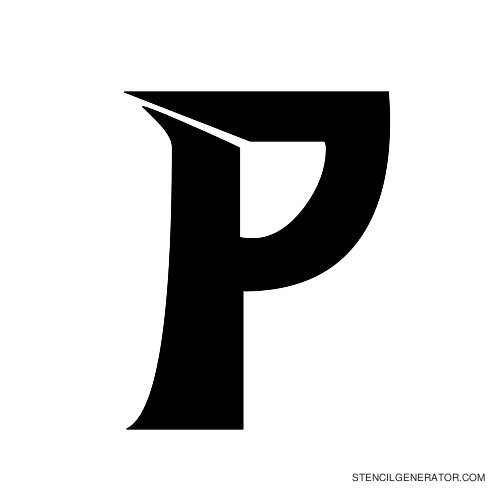 Odishi Alphabet Stencil P