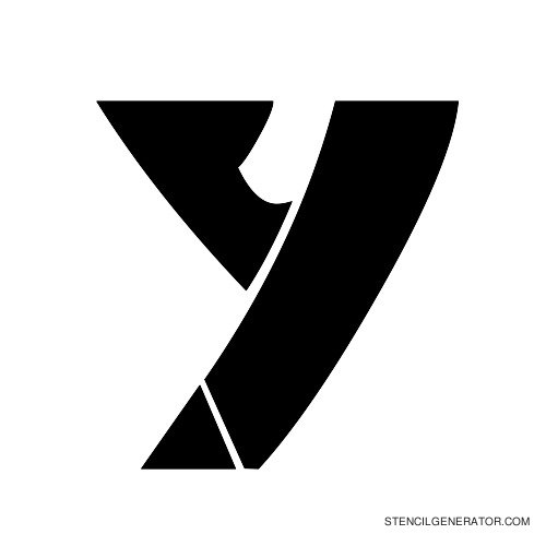 Odishi Alphabet Stencil Y