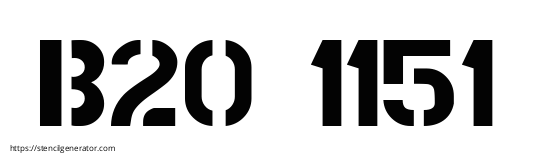 B20 1151