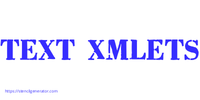 TEXT XMLETS