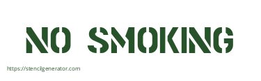 NO SMOKING
