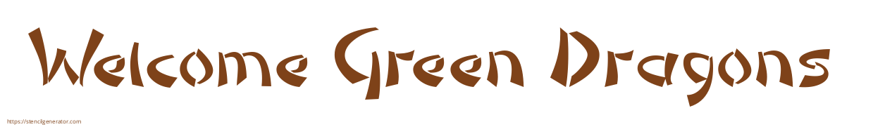 Welcome Green Dragons