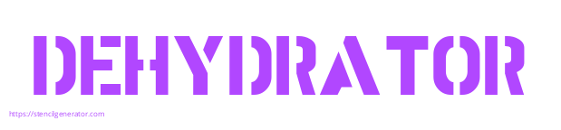 DEHYDRATOR