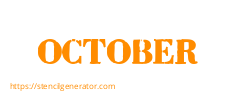 OCTOBER