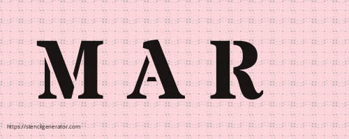 M A R  